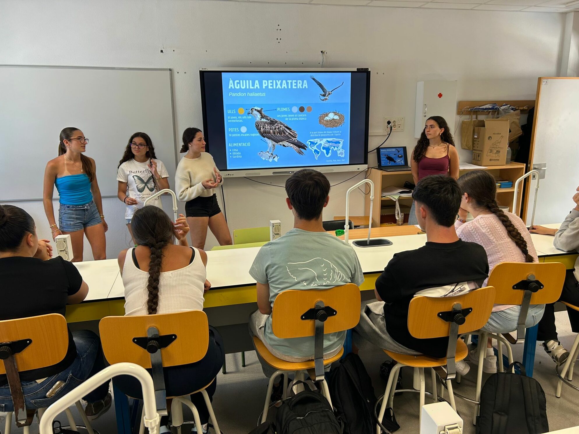 L'alumnat de 4t d'ESO de Biologia i Geologia, entusiasmat amb el projecte
